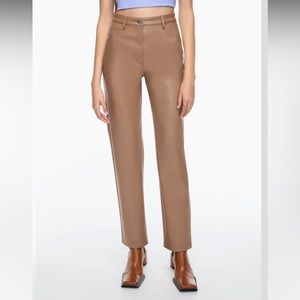 The Melina Pant Aritzia in Constant Caramel